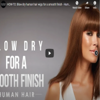 HOW-TO: Blow Dry Human Hair Wigs for a Smooth Finish - Human Hair Care